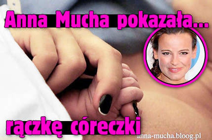 Anna Mucha pokazała rączkę córeczki! FOTO