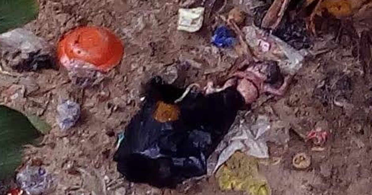 So Sad Dead baby found in garbage dump [Graphic Photos] [ARTICLE