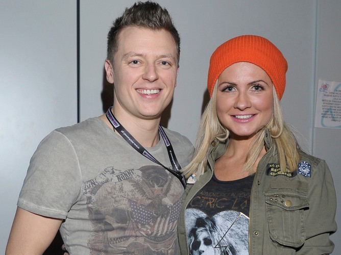 Rafał Brzozowski z partnerką