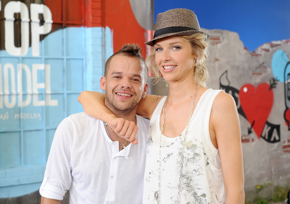 Magda Mielcarz i Michał Piróg z programu "Top Model. Zostań Modelką"