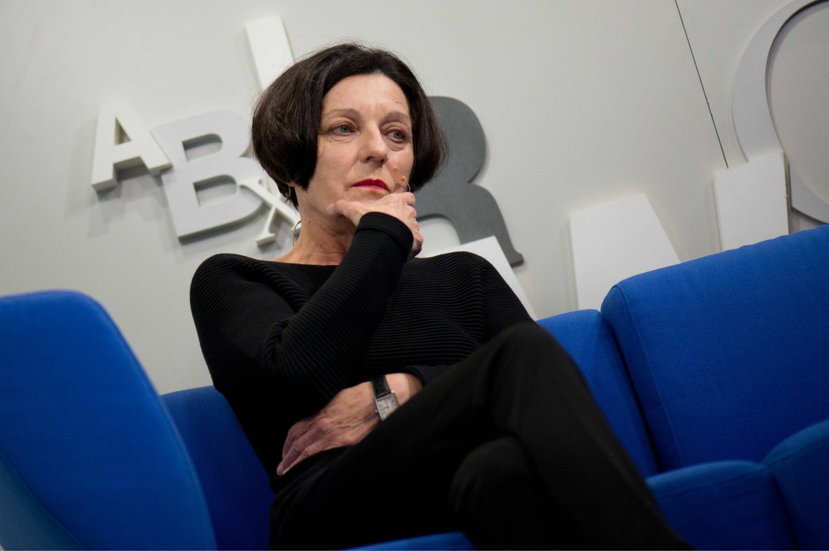 Herta Müller na targach książki we Frankfurcie nad Menem (2014)