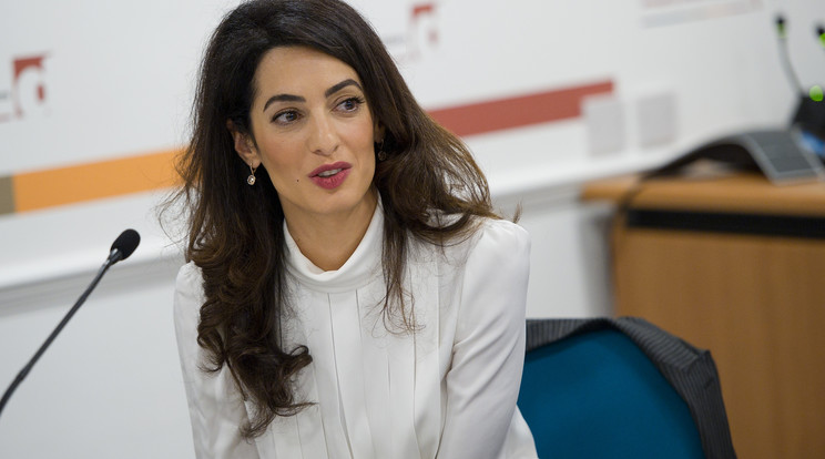 Amal Clooney fogja képviselni a meggyilkolt és rabszolgává tett jazidi nőket /Fotó: Europress