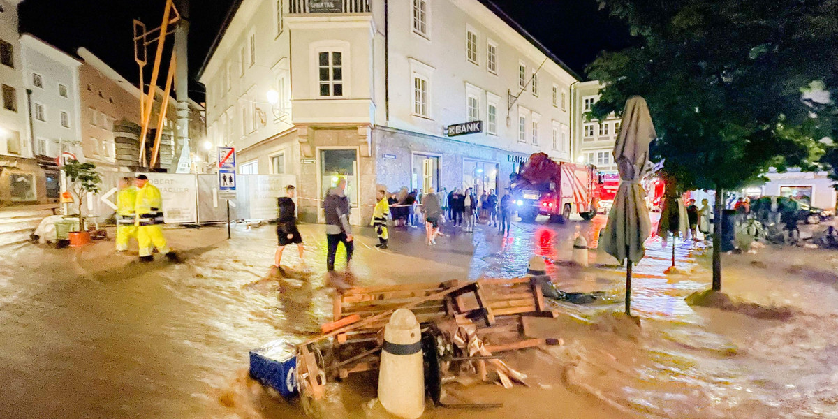 Powódź także w Austrii.