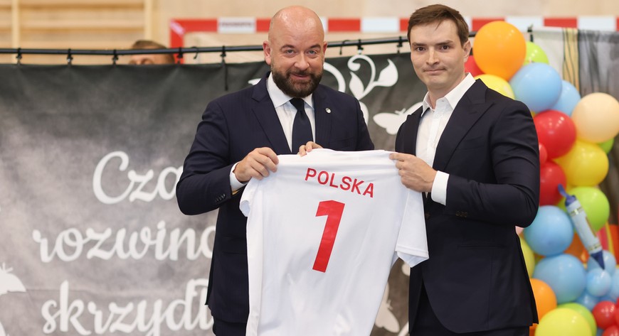 Prezydent Jacek Sutryk (z lewej) i Miron Mironiuk, pomysłodawca inicjatywy. 