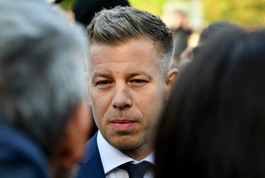 Peter Mađar na glasanju na izborima u Mađarskoj