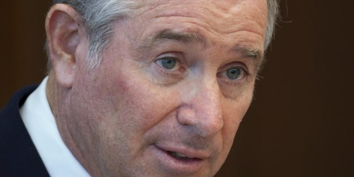 Steve Schwarzman, chairman, CEO, and cofounder of Blackstone Group.