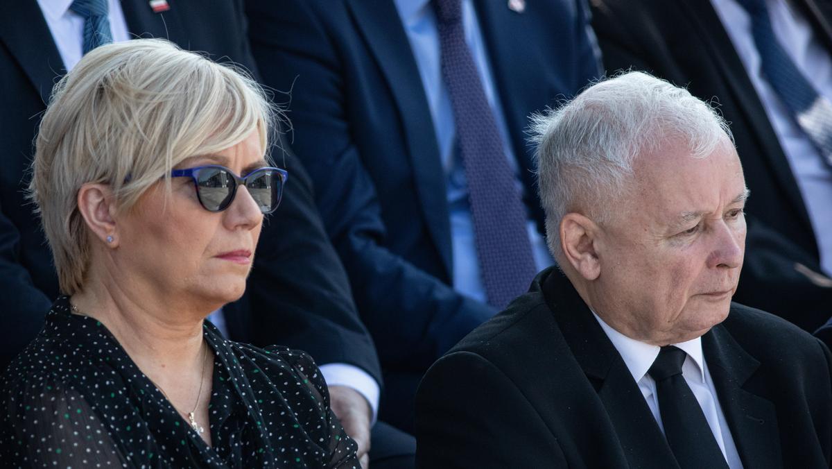 Julia Przyłębska i Jarosław Kaczyński