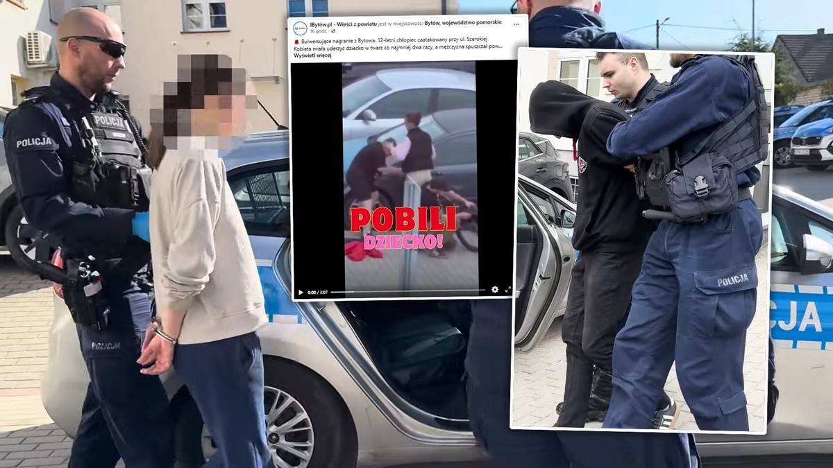 Brutalny atak na 12-latka w Bytowie. Policja zatrzymała kobietę i mężczyznę