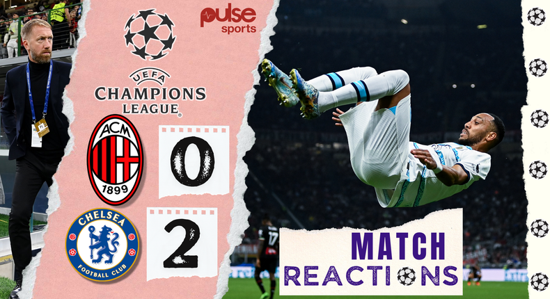 Chelsea defeated AC Milan 2-0 in the UCL on Tuesday night