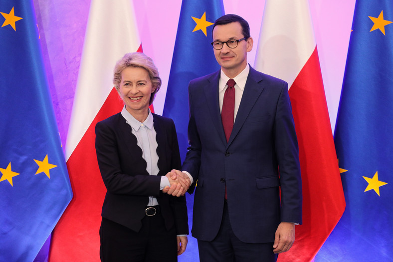 Ursula von der Leyen w Warszawie. Spotkanie z premierem Morawieckim