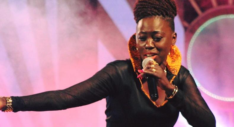 File image of Akothee on stage