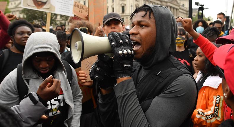 John Boyega Gives Powerful Speech at BLM Protest