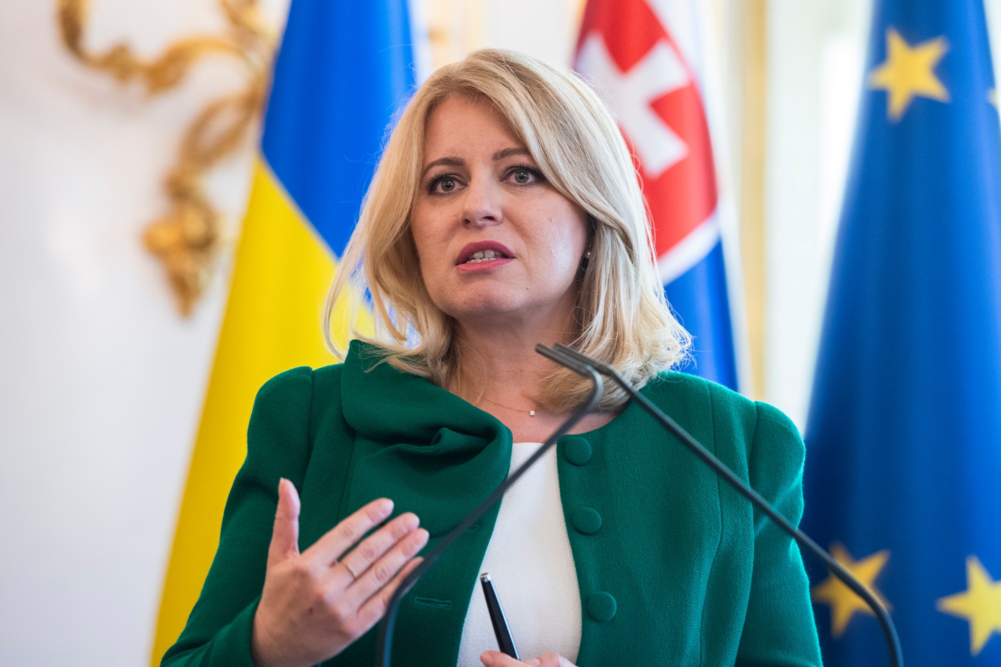 Ukrajinský prezident Volodymyr Zelenskyj na Slovensku.