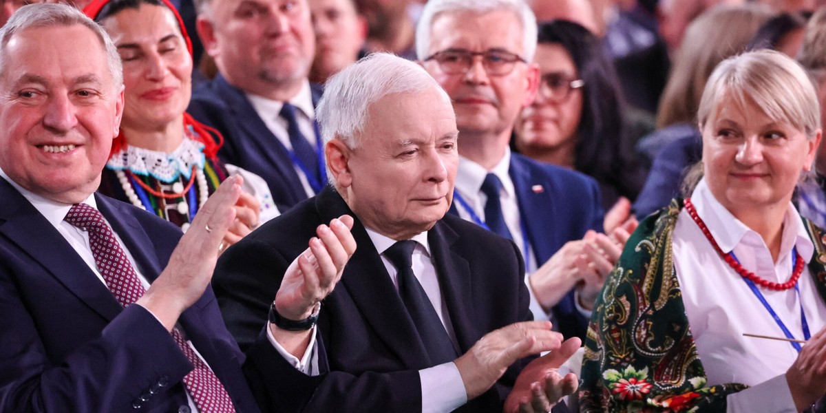 Prezes PiS Jarosław Kaczyński.