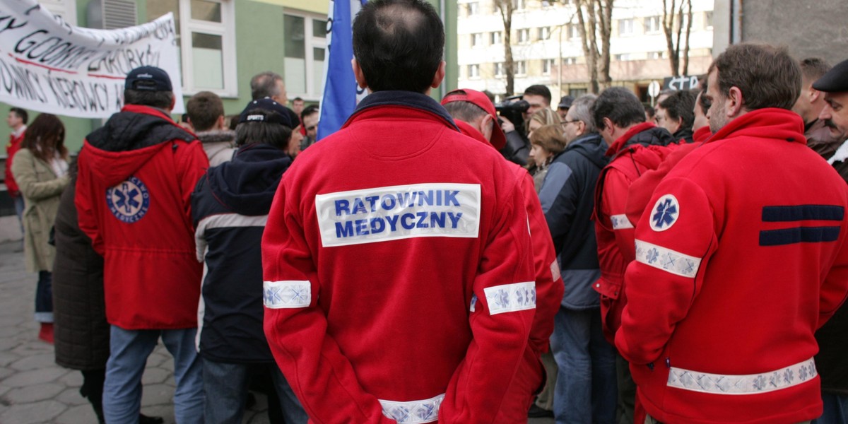 Ogólnopolski protest ratowników medycznych. Chcą podwyżki