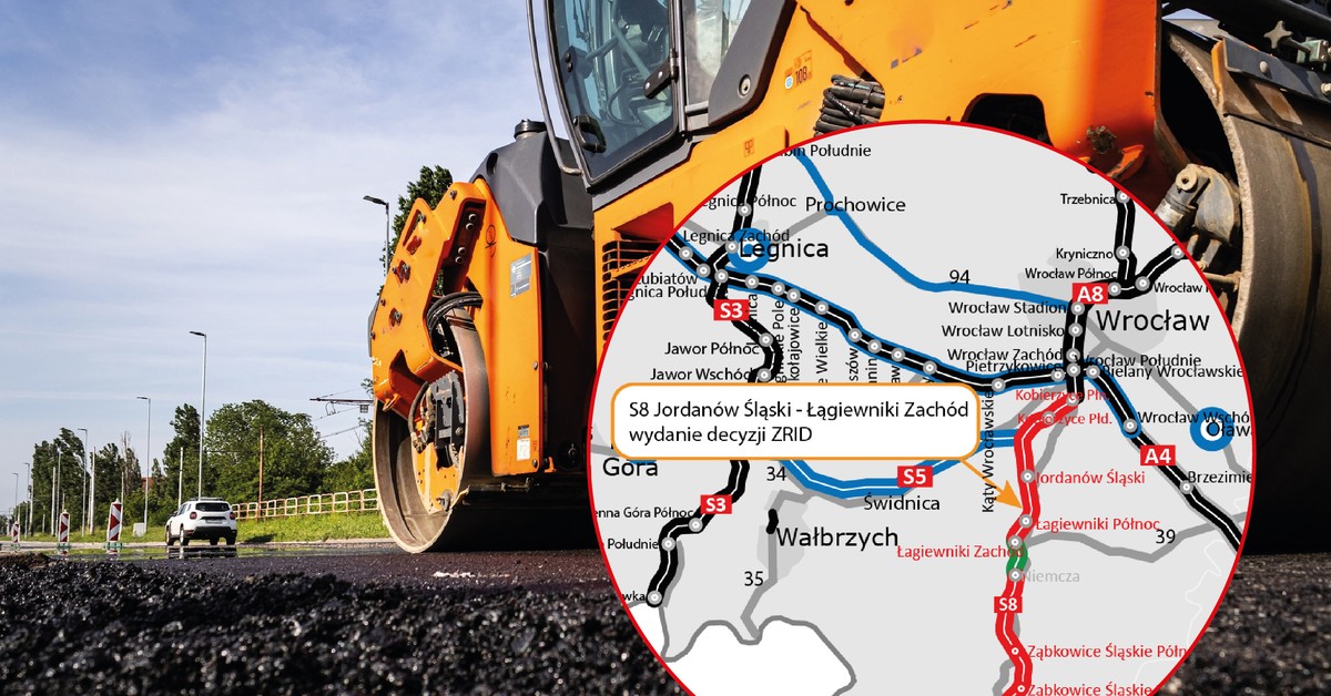 Zielone światło dla S8 na Dolnym Śląsku. Jest pierwsza decyzja ZRID [MAPA]