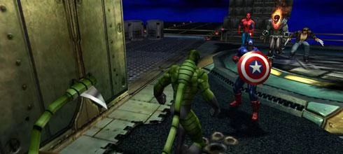 Screen z gry "Marvel: Ultimate Alliance"