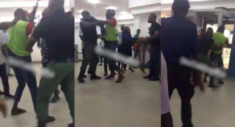 Security officers beat up First Bank customer for attempting to close his account (video)