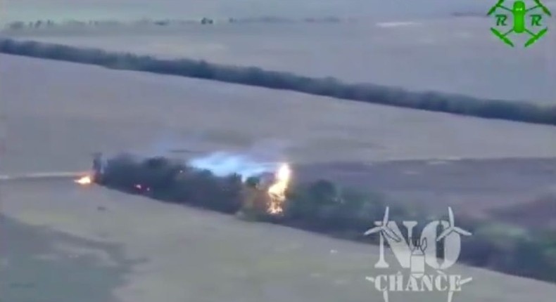 A drone appears to rain fire on a treeline in this video attributed to Ukraine's 108th Territorial Defense Brigade.Armed Forces of Ukraine