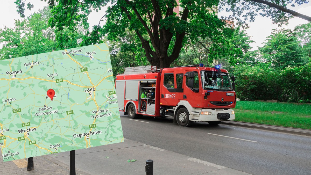 Kalisz. 20-latka zatruła się dwutlenkiem węgla. Uratowali ją strażacy