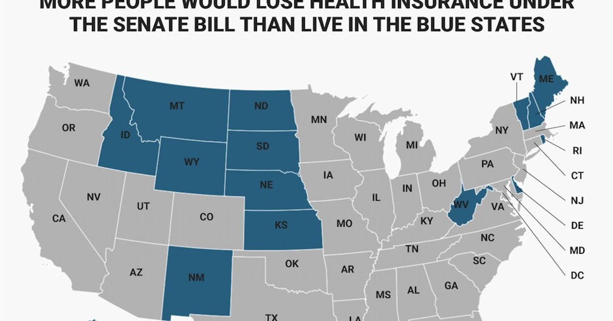 A startling map puts into perspective how many more people would go ...