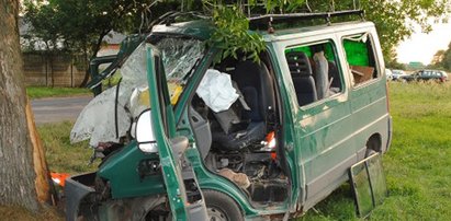 Bus uderzył w drzewo. Nie żyje 33-latek