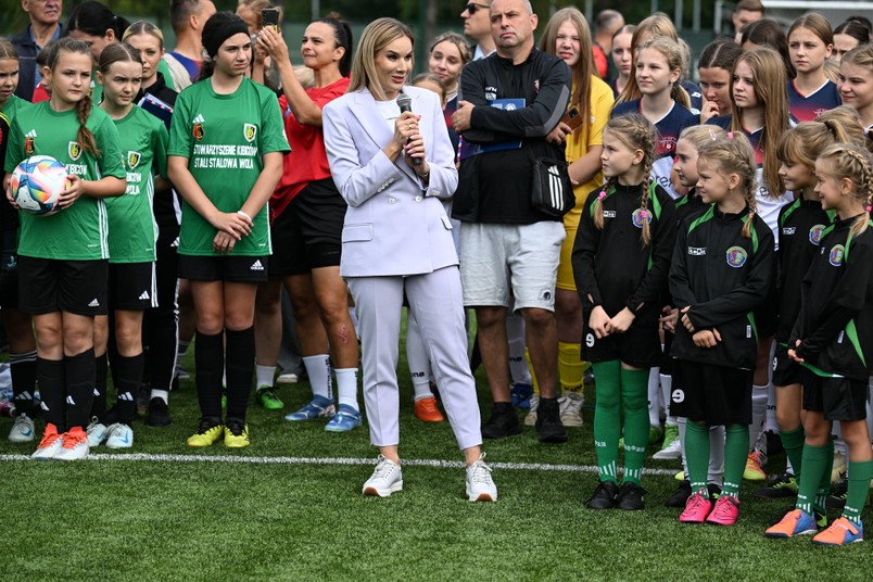 Pierwsze oficjalne wystąpienie Marty Nawrockiej. Zobacz, jak wypadła żona prezydenta RP