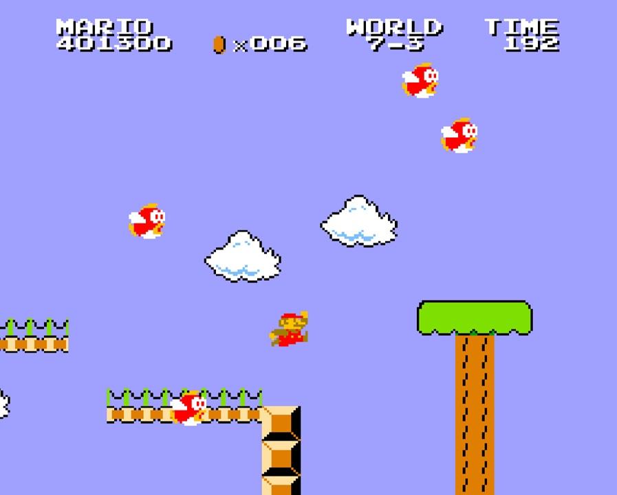Super Mario Bros. priniesol celý rad noviniek. Okrem iného predstavil aj ikonické prostredie Mushroom Kingdom.