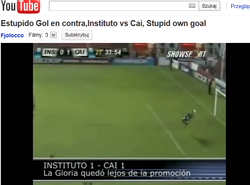 Oto najpięknejszy samobój w historii futbolu. Zobacz wideo