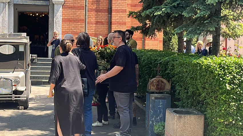 Sahrana Anđelke Milivojević Tadić