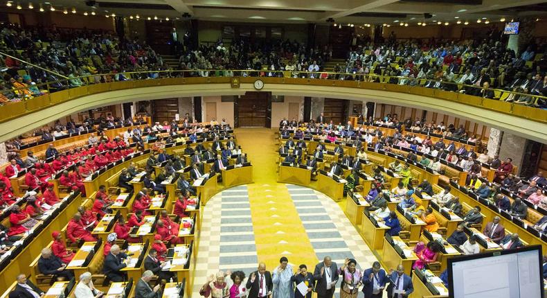 Inauguration of South Africa's sixth parliament (The South African)