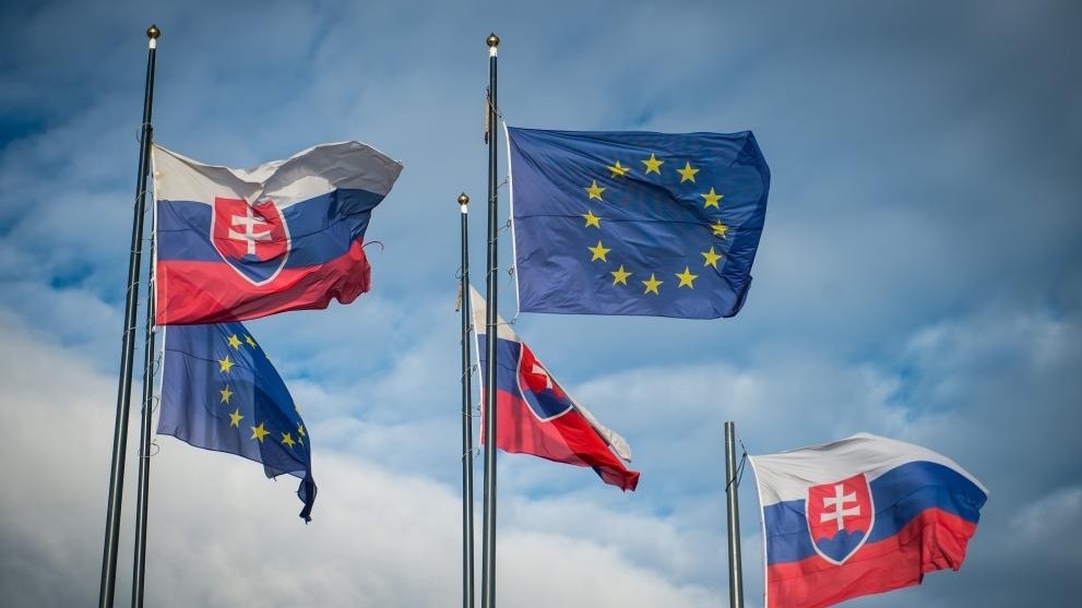 Vlajka Slovenska a EÚ