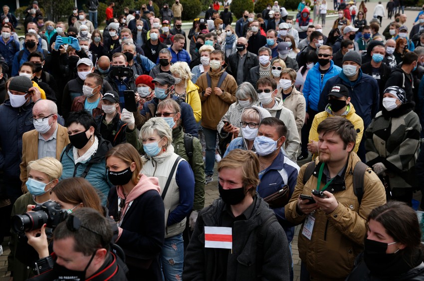 Protestni skup u Minsku. 24 maja