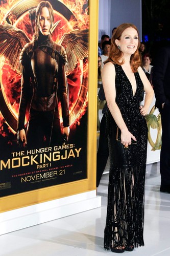 Julianne Moore na premierze 'Igrzysk Śmierci' w Los Angeles