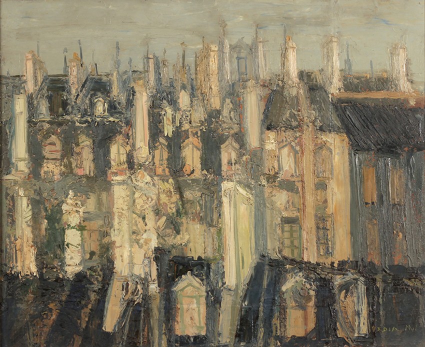 Peđa Milosavljević, Krovovi Pariza, 1952.