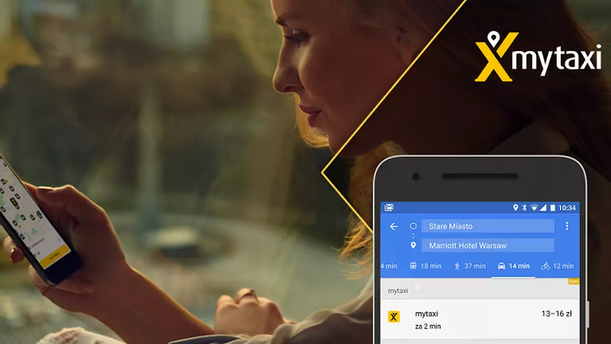 Do Google Maps trafia obsługa mytaxi