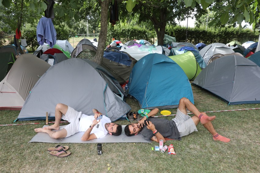 Jasin i Saljman iz Turske u Exit kampu