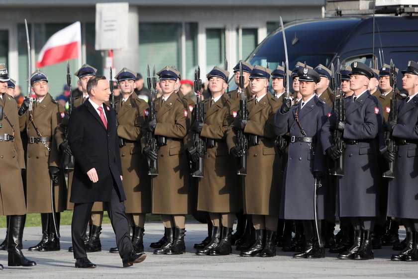 Uroczystości na placu Piłsudskiego