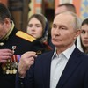 Vladimir Putin u Crkvi Svetog Georgija Pobedonosca na pravoslavni Božić