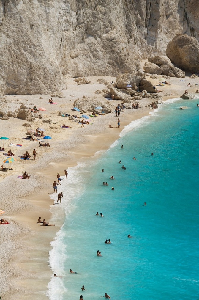 Plaža Porto Katsiki na Lefkadi 