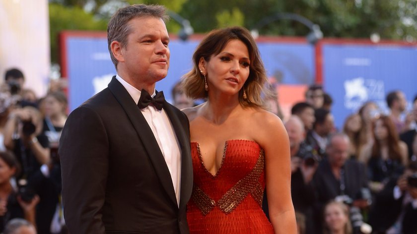 Matt Damon i Luciana Barroso