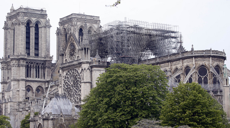 Amikor kigyulladt a Notre-Dame, ólom került a levegőbe /Fotó: Getty Images 
