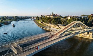 Kładka Kazimierz–Ludwinów połączy Kraków. Wielkie otwarcie już 4 października