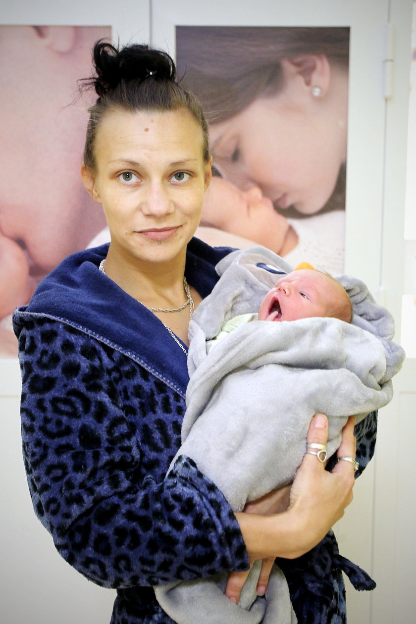 Agata Tokarska ze swoim synkiem