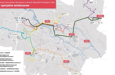 Autobus pod cmentarz dotrze bliżej niż auto