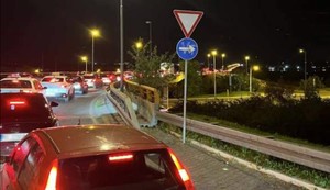 Gužva na Pančevačkom mostu