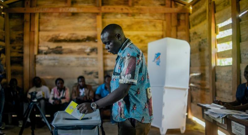 The election had been postponed in Beni because of conflict and an Ebola epidemic