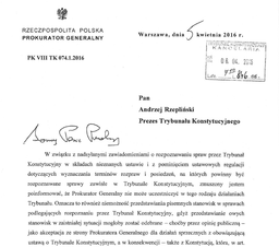 Ziobro przesyła „instrukcję obsługi spraw przez TK” i ostrzega sędziów