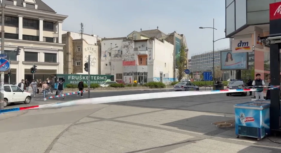 Pala skela u Novom Sadu