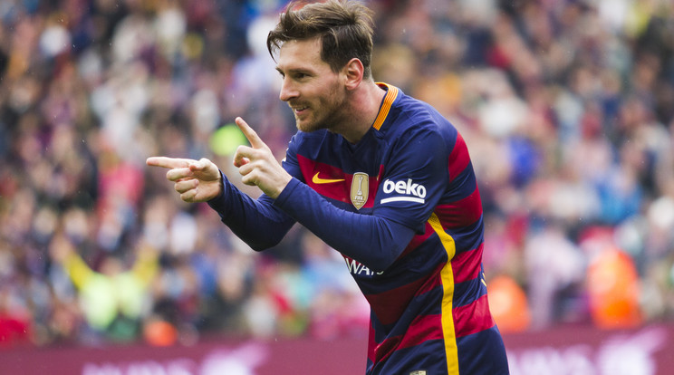 Messi nem bírta visszafogni magát, beszólt ellenfelének/Fotó: AFP